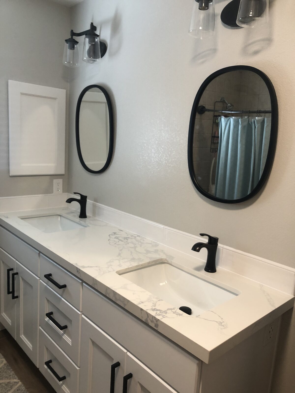 Bathroom remodel by Tobin Construction