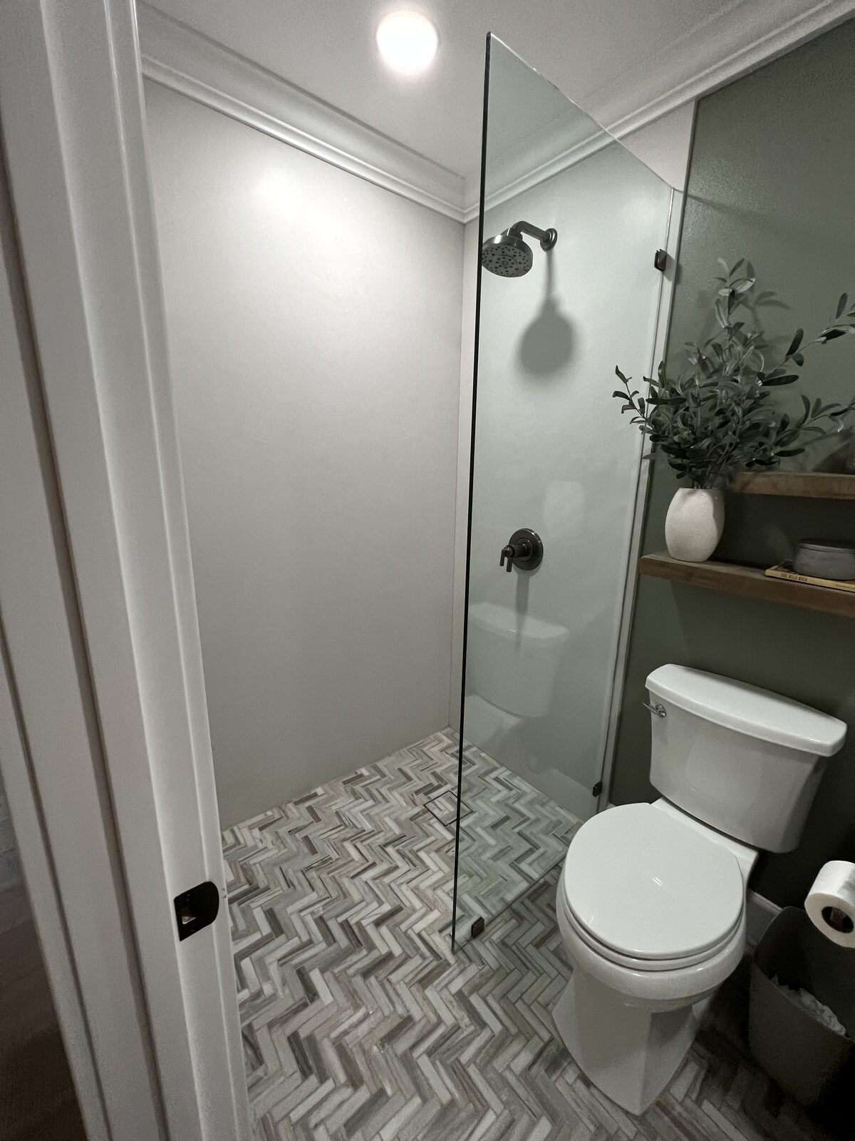 Bathroom remodel by Tobin Construction