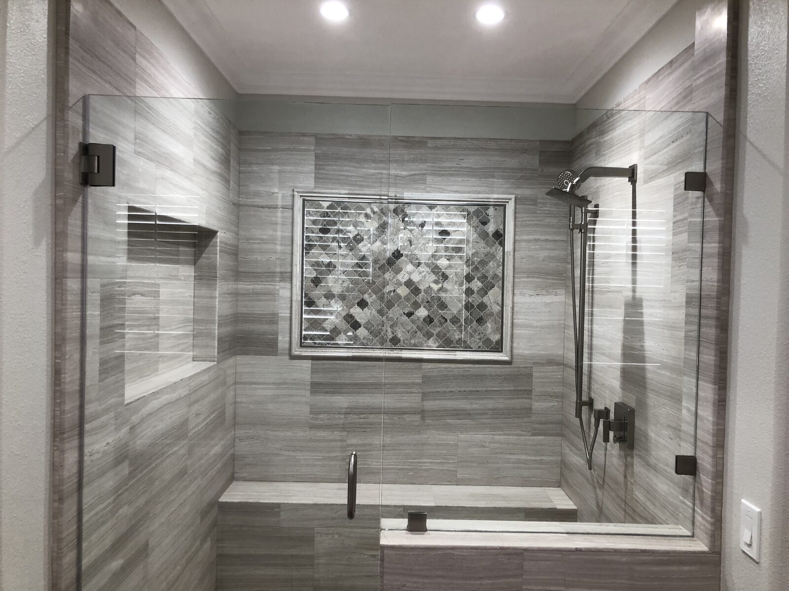 Bathroom remodel by Tobin Construction