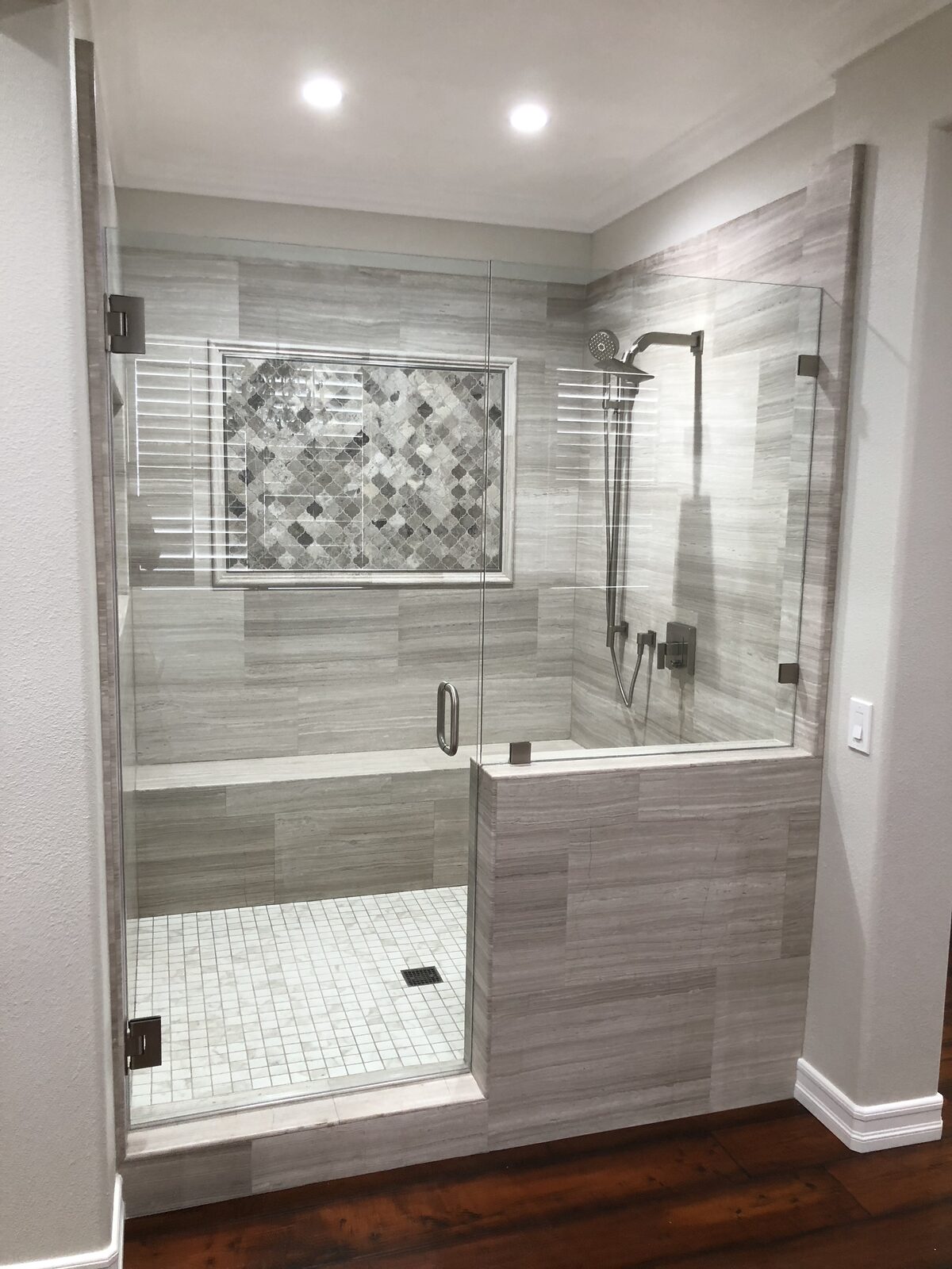 Bathroom remodel by Tobin Construction