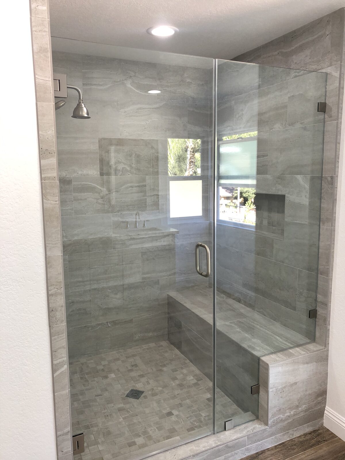 Bathroom remodel by Tobin Construction