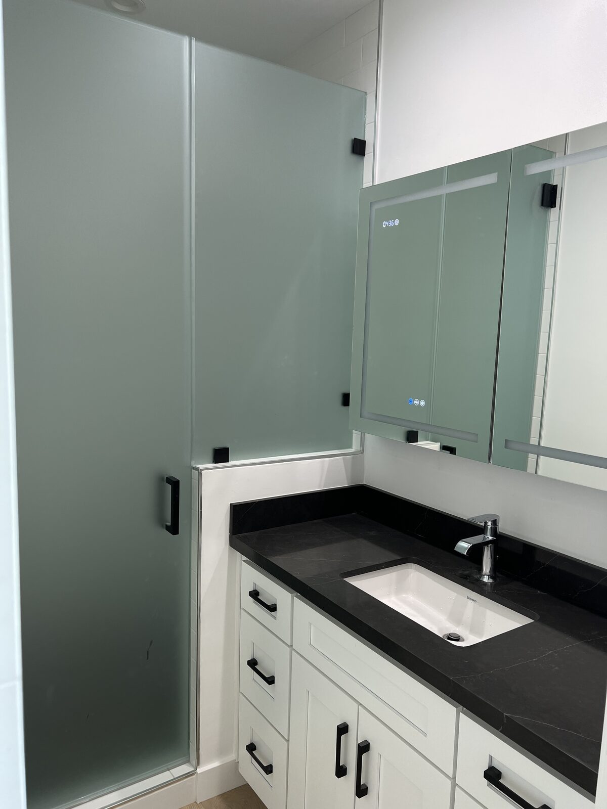Bathroom remodel by Tobin Construction